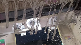 Carwash titty flash
