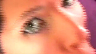 Cute brunette chick fucked from BBC in POV and creampied