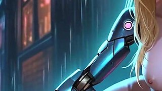 A Futuristic World with Beautiful Women and Cyborgs