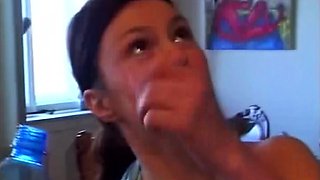 hardcore gf amateur blowjob and nice facial cumshot