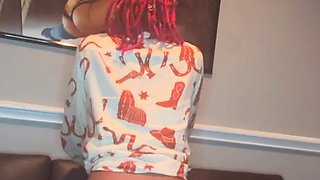 Renity Love’s Slim Ebony Heat in a Bold BBC Cream Rush