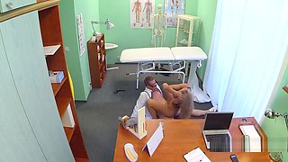 Hot Blonde Fucks With Doctor In Hospital