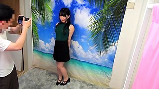 Hot asian bends over ass to finger her young horny pussy