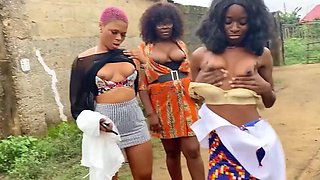 Big Tits BBW Black Lesbian Fucks Tight Pussy Neighbor With Huge Dildo by African Lesbians: Porn