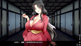 Horny Asian hentai anime with big boobs featuring Kikuo-Hentai-Game