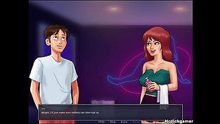 Summertime Saga Hot Sex with My Stepsisters When My Stepmom Is Out with Her Boyfriend