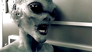 Female alien subjected to relentless pussy banging session