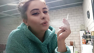 I Smoke in a Plush Hoodie