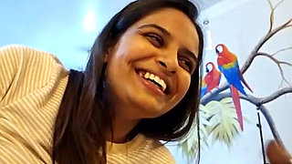 Indian Wife and Husband Romance with Pregnant in Interview