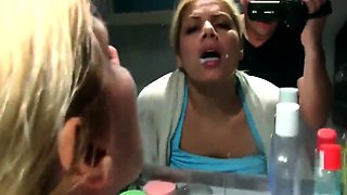 Big-Titted German Girl's Naughty Bathroom Surprise