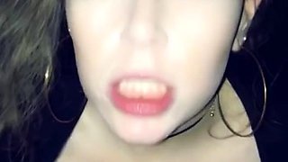 Double amateur blowjob with titjob