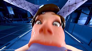 Overwatch cartoon gets the rule 34 treatment featuring Tracer