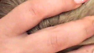 Blonde MILF POV Blowjob and Swallow with Sunglasses