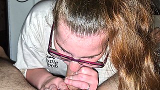 I Got the Best Blowjob From My Hot Stepdaughter When I Went to Kiss Her Good Night