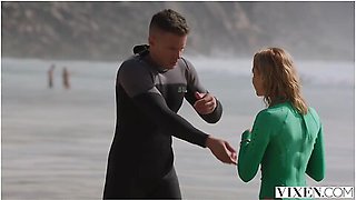 Surf Bunnies Bella, Kelly, Christy Seduce Instructor - Adriana Sephora And Alberto Blanco