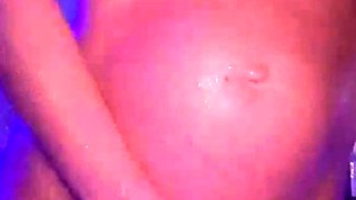 Amateur striptease and Solo masturbation