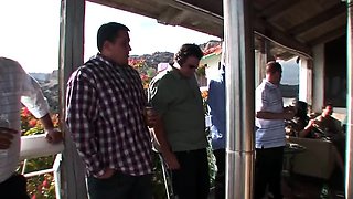 Secretary group sex hardcore fucking blond girl facia