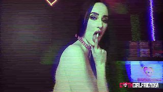Violet Voss In Busty Devours Cock After Intimate Blowjob