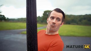 Watch MILF April Velvet & her blonde friend Sam Bourne get their big asses and wet pussies filled with cum in this hot British housewife