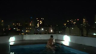 The Water Wasn't Enough to Put Out the Fire, so We Had Sex in the Pool. My First Time in a Pool - Accounter Adventures