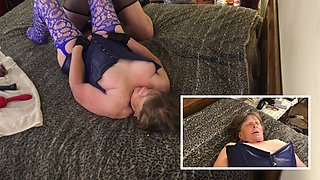 Granny’s Clit and Pussy Vibrator Masturbation & Orgasms