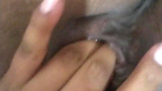 Hot Hermaphrodite with Big Clitoris Touches Herself Very Rich.