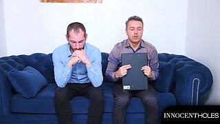Nympho Newcomer Made To Be In The Middle Of Two Cocks