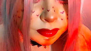 E-girl Sucking and Licking Your Balls