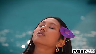 TUSHY Petite hottie May gets her anal cravings satisfied