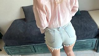 Hot Blonde Slut Luxury Alexa Fucks Hard on Vacation - Big Ass Doggy & Cumshot