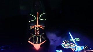 Hot 3D redhead licking a pussy while getting fucked