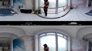 High Times In A Highrise 360º - Gorgeous Woman Striptease