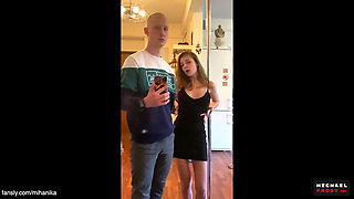 I Shoot a Challenge on Tik-tok with My Step Brother