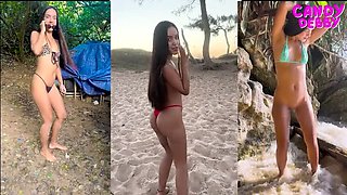 Skinny Teen Candy Debby Peeing on Beach - Brazilian Petite Pee Fetish Compilation
