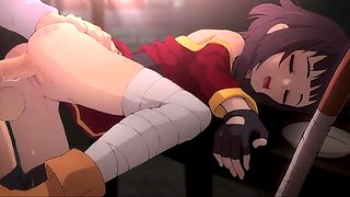 Hentai chick enjoys anal sex at the gym