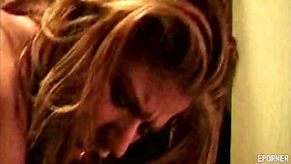 Vintage Busty Slut Fucked At The Staircase