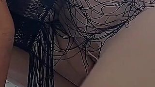 Sexy Wife Doing Chores in the House Naked