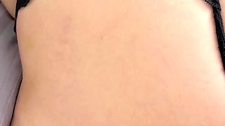 My Stepdaughter's Juicy Ass on My Fisting, What a Horny Bitch She Is