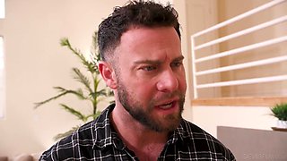 Jade Valentine gets ass smashed on the couch after seducing him