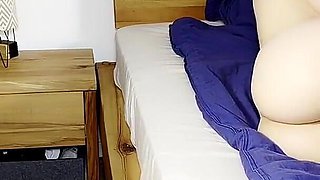 Cuckold Husband Jerks off and Eats Cum From My Pussy After Sex