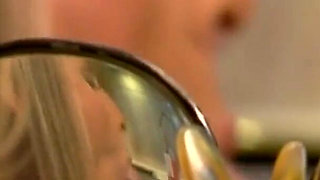 Blonde Milf gets her mouth and pussy filled with huge cock