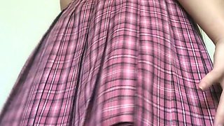 Amateur blondie solo anal masturbation