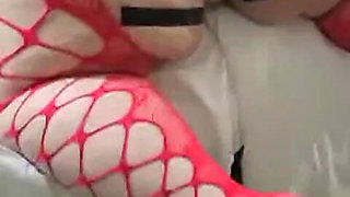 Piggy Holes Gaped and Taped Open