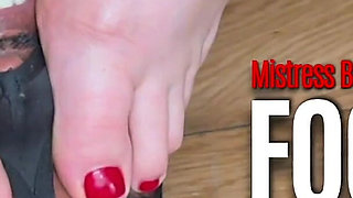 Ballbusting and Stomping with Nylon Clad Feet