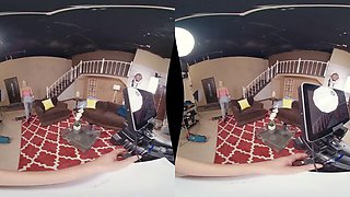 Emma Hix plays with the cameraman