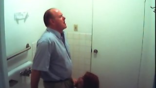Office cock whore sucks off the boss man