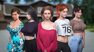 Summer fever - hot cartoon babes getting down in public