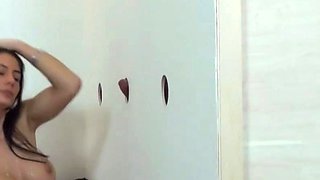 Sofia Cucci experiments with a gloryhole