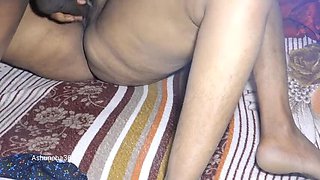 Desi Indian Village Wife Fucks Husband Doggy Style in Bedroom - Hot Cheating Homemade Sex