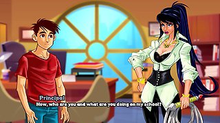 Busty bikini girl Loveskysan69real causing a stir at school with her summer vibes